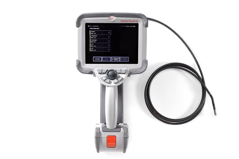 The GE Mentor Visual iQTM VideoProbe Borescope for Remote Visual Inspection
