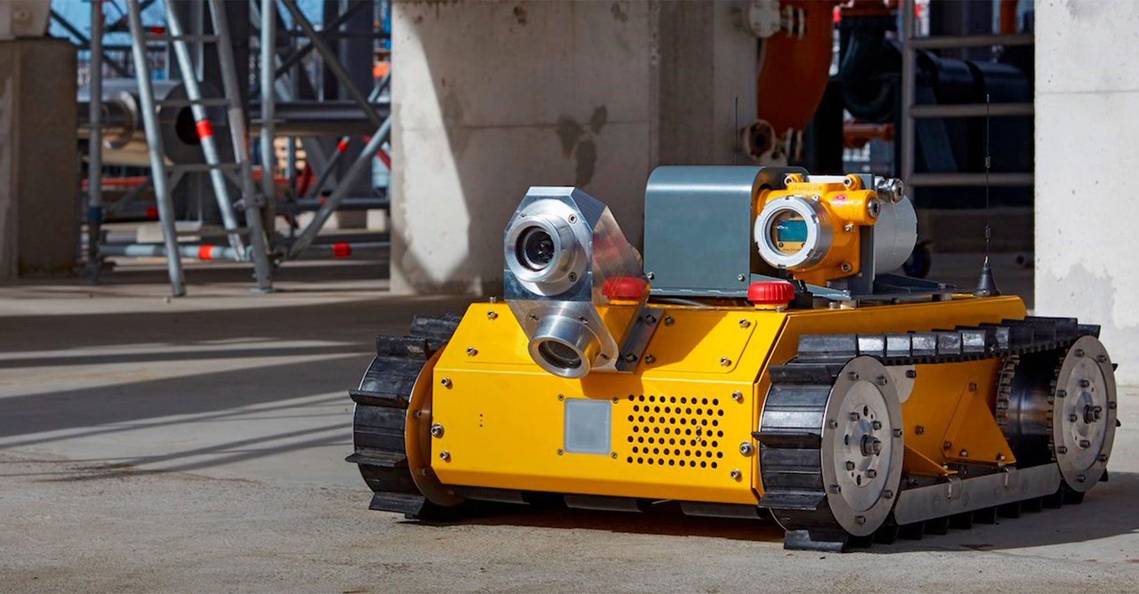 Robot for oil and gas safety inspections
