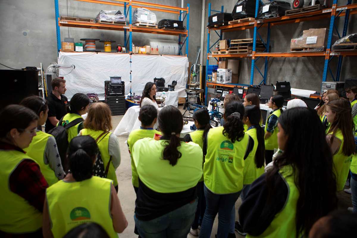 Many WISE (Women in Subsea Engineering) attendees visit Nexxis in Perth, Western Australia